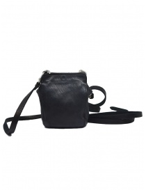 Guidi RT02 mini borsa a tracolla in pelle di cavallo nera acquista online prezzo