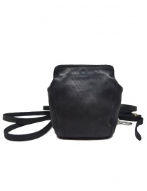 Guidi RT02 mini borsa a tracolla in pelle di cavallo nera acquista online prezzo