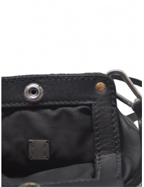 Guidi RT02 mini shoulder bag in black horse leather