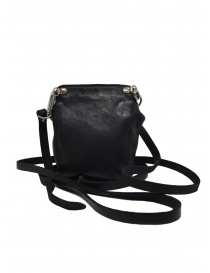 Guidi RT02 mini borsa a tracolla in pelle di cavallo nera acquista online prezzo