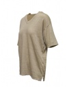 Ma'ry'ya Beige linen V-neck T-shirt YMJ101 J6G.BEIGE buy online