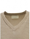 Ma'ry'ya T-shirt beige con scollo a V in linoshop online t shirt donna