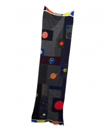 Scarves online: Kapital Universe Gabbeh wool scarf with planets