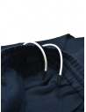 Monobi blue linen pants with elastic waist price 15430601 NOTTE 30652 shop online