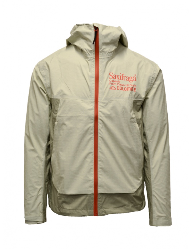 Dolomite Saxifraga 3L beige waterproof windbreaker Day White 422276 DAY WHITE mens jackets online shopping