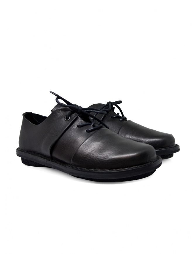 Trippen Position scarpe stringate punta tonda nere M WAW BLK-WAW VI BLK calzature uomo online shopping