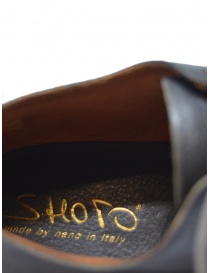 Shoto stringate in pelle marrone scuro acquista online
