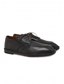 Mens shoes online: Shoto dark brown leather lace-up shoes