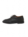 Shoto dark brown leather lace-up shoes 7665 PIUMA 001 CUOIO 458 price