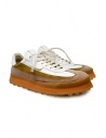 Shoto sneakers tricolori in pelle e camoscio acquista online 1216 SENSORY NOIS.-SENAPE-BIAN