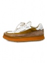 Shoto sneakers tricolori in pelle e camoscioshop online calzature uomo