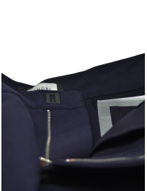 Monobi ink blue trousers with zip on the pockets buy online price