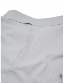 Monobi polo shirt in ice grey organic cotton knit mens t shirts buy online