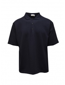 Monobi polo shirt in blue Supima organic cotton online