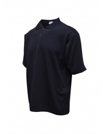 Monobi polo shirt in blue Supima organic cotton buy online