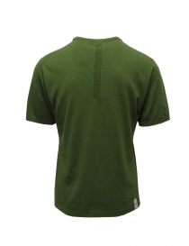 Monobi kiwi green organic cotton knit T-shirt