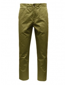 Monobi chino in bio gabardine verde rana 15274138 VERDE RANA 27530 ordine online
