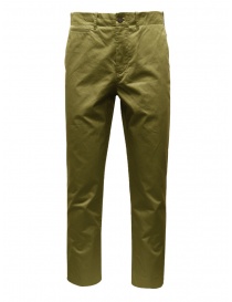 Pantaloni uomo online: Monobi chino in bio gabardine verde rana