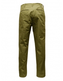 Monobi chino pants in frog green organic gabardine price
