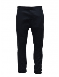 Label Under Construction pantaloni in lino neri scontati online