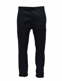 Label Under Construction pantaloni in lino neri 43FMPN170 MER/BK BLACK SRL order online