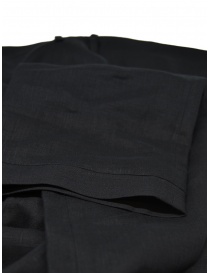 Label Under Construction black linen trousers buy online price