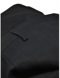 Label Under Construction black linen trousers buy online price