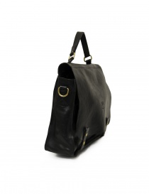 Il Bisonte multi-pocket briefcase in black leather price