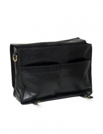 Il Bisonte multi-pocket briefcase in black leather buy online