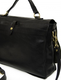 Il Bisonte multi-pocket briefcase in black leather bags price
