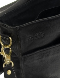 Il Bisonte multi-pocket briefcase in black leather buy online price