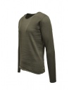 Label Under Construction military green cotton sweater 43YMSW178 ZER3/ML MILITARY buy online