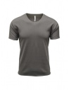 Label Under Construction grey cotton knit T-shirt buy online 43YMTS12 ZER2/MG-ML MED.GREY-M