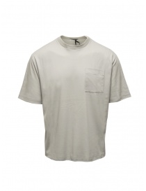 Monobi Icy Touch T-shirt grigio ghiaccio con taschino