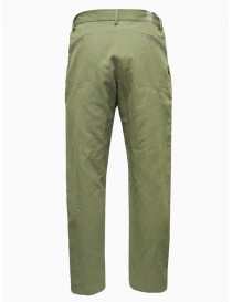 Monobi pantaloni verde salvia con cerniere sulle tasche pantaloni uomo acquista online
