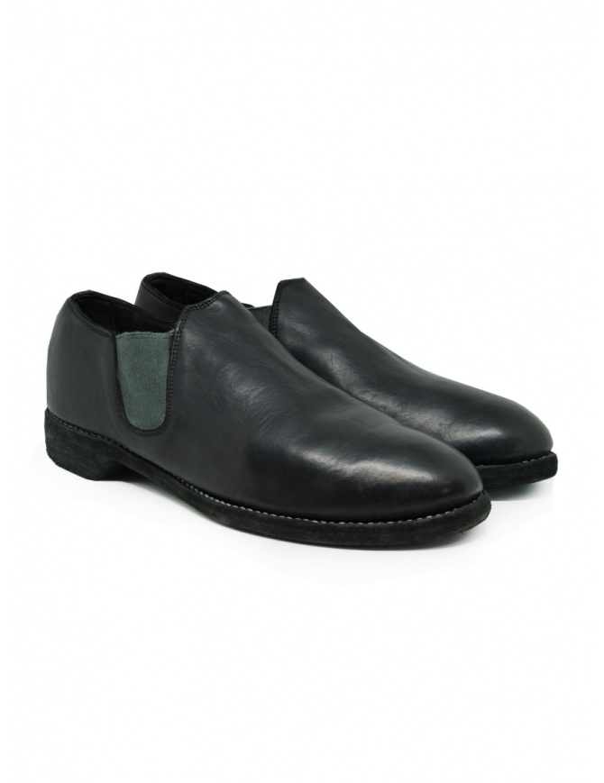 Black leather Guidi 109 shoes 109 HORSE FULL GRAIN BLKT mens shoes online shopping