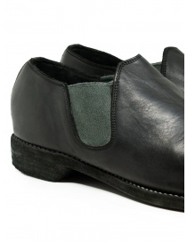 Black leather Guidi 109 shoes mens shoes price