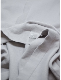 Monobi polo shirt in ice grey organic cotton knit mens t shirts price