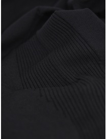 Monobi black organic cotton knit T-shirt price