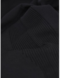 Monobi T-shirt in maglia di cotone organico nera prezzo