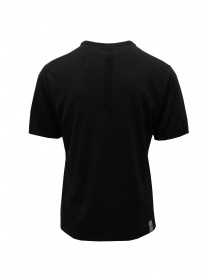 Monobi black organic cotton knit T-shirt buy online