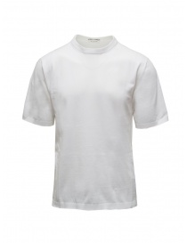 T shirt uomo online: Monobi T-shirt bianca in maglia di cotone bio