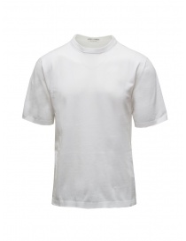 Monobi T-shirt bianca in maglia di cotone bio