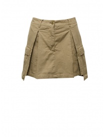 Cellar Door tobacco colored cargo mini skirt KELLY TOBACCO BWN RF672 05 order online