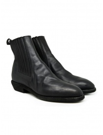 Guidi VG06BE black Chelasea ankle boot in horse leather online