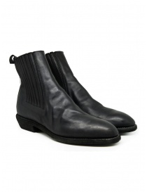 Guidi VG06BE stivaletto Chelasea nero in pelle di cavallo