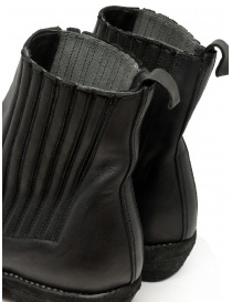 Guidi VG06BE black Chelasea ankle boot in horse leather mens shoes buy online
