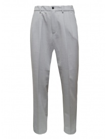 Mens trousers online: Cellar Door Modlu classic light grey pants for man