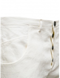 Label Under Construction pantaloni in lino bianchi pantaloni uomo acquista online
