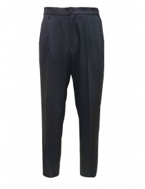 Cellar Door Leo dark blue trousers with pleats online